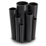 UPVC Pipes Schedule 40 Size 1 ½ inch Thickness 3.7 mm Black