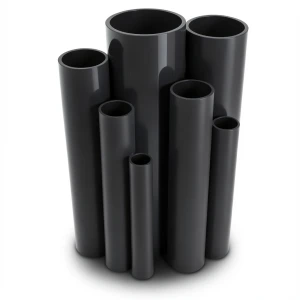 UPVC Pipes Schedule 40 Size 1 ½ inch Thickness 3.7 mm Black