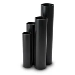 مواسير HDPE SDR 51 قطر خارجي 630 مم سمك 12.3 مم لون أسود
