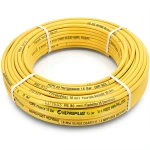 أنابيب HDPE PE 80 ضغط 16 بار قطر 16 مم سمك 1.8 مم لون أصفر | نيبروبلاست