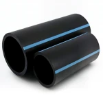 مواسير HDPE الوطني لشبكات المياه  ضغط 16 بار قطر خارجي 160 مم سمك 9.5 مم لون اسود
