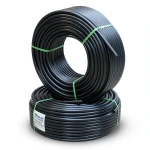 أنابيب HDPE PE 100 ضغط 20 بار قطر 20 مم سمك 2.3 مم لون أسود | نيبروبلاست