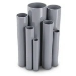 UPVC Pipes Schedule 40 Size 2 inch Thickness 3.9 mm Gray