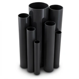 مواسير UPVC جدول 40 مقاس 2 إنش سمك 3.9 مم لون أسود