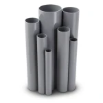 UPVC Pipes Schedule 80 Size ½ inch Thickness 3.7 mm Gray Color