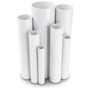 مواسير UPVC ضغط 10 بار قطر خارجي 280 مم سمك 13.40 مم لون أبيض