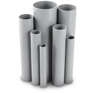 UPVC Pipes Nominal Pressure 10 Bar Outside Diameter 280 mm Thickness 13.40 mm Gray