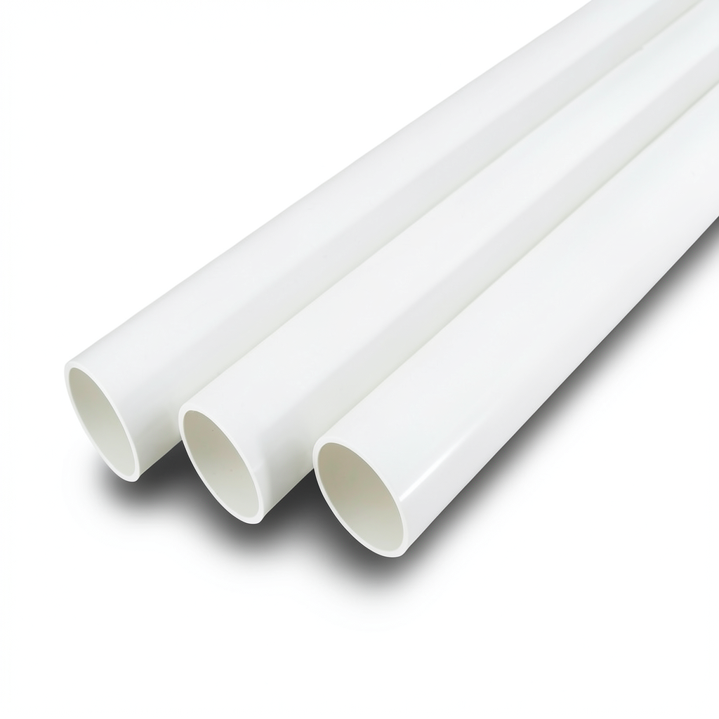 UPVC Pipes Schedule 80 Size 2 Inch Thickness 5.54 mm White