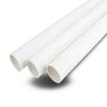 مواسير UPVC جدول 80 مقاس 3 إنش سمك 7.62 مم لون أبيض