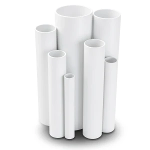 UPVC Pipes Nominal Pressure 4 Bar Outside Diameter 250 mm Thickness 4.9 mm White