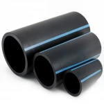 مواسير HDPE الوطني لشبكات المياه  ضغط 12.5 بار قطر خارجي 63 مم سمك 3.8 مم لون اسود