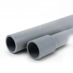 انابيب UPVC الوطنى ضغط 2 بار  قطر خارجي 200 مم سمك 1.80 مم لون رمادي
