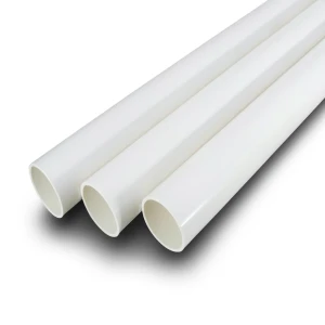 مواسير UPVC جدول 80 بار مقاس 4 إنش سمك 8.56 مم لون أبيض