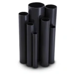 UPVC Pipes 4 Bar Pressure 250 mm Diameter 4.9 mm Thickness Black