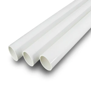 مواسير UPVC جدول 80 بار مقاس 6 إنش سمك 10.97 مم لون أبيض
