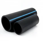 مواسير HDPE الوطني لشبكات المياه  ضغط 16 بار قطر خارجي 110 مم سمك 6.6 مم لون اسود