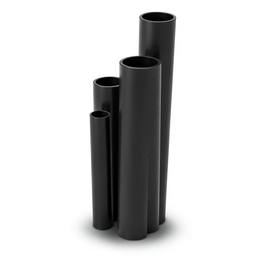 مواسير HDPE SDR 51 قطر خارجي 400 مم سمك 7.9 مم أسود
