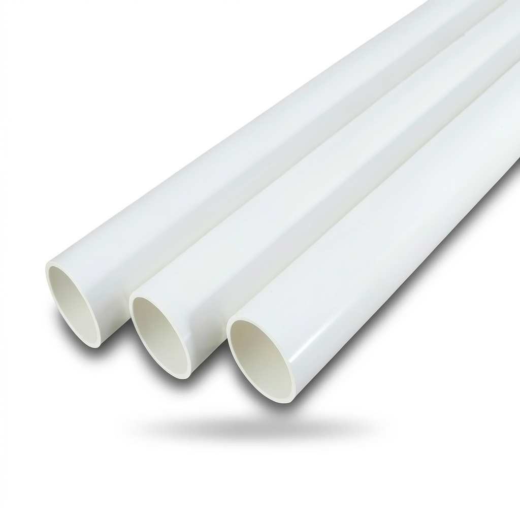 UPVC Pipes Schedule 80 Size 10 Inch Thickness 15.06 mm White