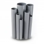 UPVC Pipes National Nominal Pressure 21.7 Bar Size 1/2 inch Thickness 1.6 mm Gray Colour