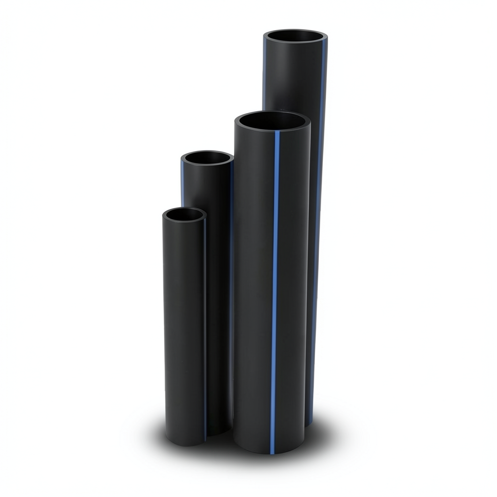 HDPE Pipes SDR 51 Outside Diameter 500 mm Thickness 9.8 mm Black