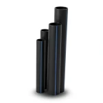 مواسير HDPE نسبة الأبعاد القياسية SDR 51 قطر خارجي 710 مم سمك 13.9 مم لون أسود