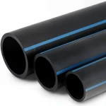 مواسير HDPE الوطني لشبكات المياه  ضغط 16 بار قطر خارجي 160 مم سمك 9.5 مم لون اسود