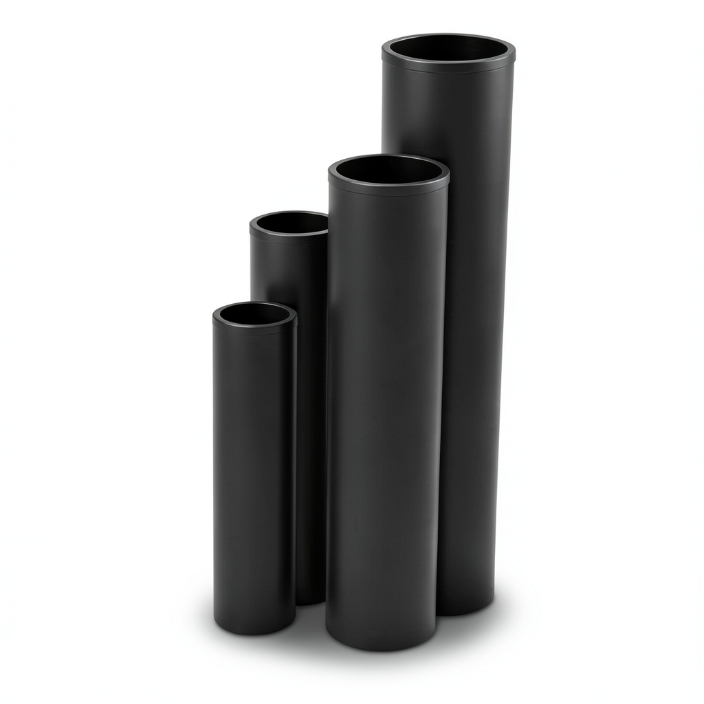 HDPE Pipes SDR 51 Outside Diameter 800 mm Thickness 15.7 mm Black