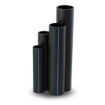 مواسير HDPE SDR 51 قطر خارجي 200 مم سمك 3.9 مم لون أسود