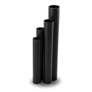 مواسير HDPE نسبة الأبعاد القياسية 41 قطر خارجي 630 مم سمك 15.4 مم أسود