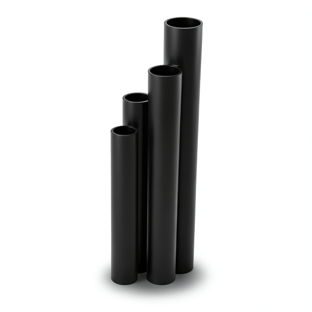 HDPE Pipes SDR 41 Outside Diameter 630 mm Thickness 15.4 mm Black