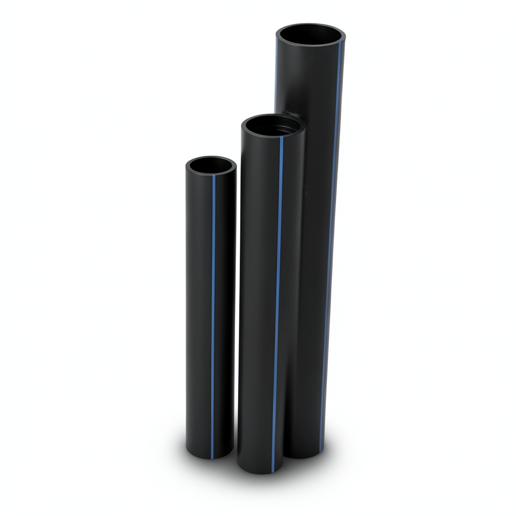 مواسير HDPE نسبة الأبعاد القياسية 51 قطر خارجي 280 مم سمك 5.5 مم لون أسود