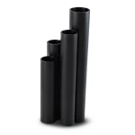 مواسير HDPE نسبة الأبعاد القياسية 41 قطر خارجي 710 مم سمك 17.4 مم لون أسود