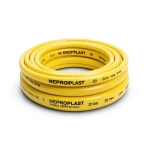 أنابيب HDPE PE 100 ضغط 20 بار قطر 20 مم سمك 2.3 مم لون أصفر | نيبروبلاست