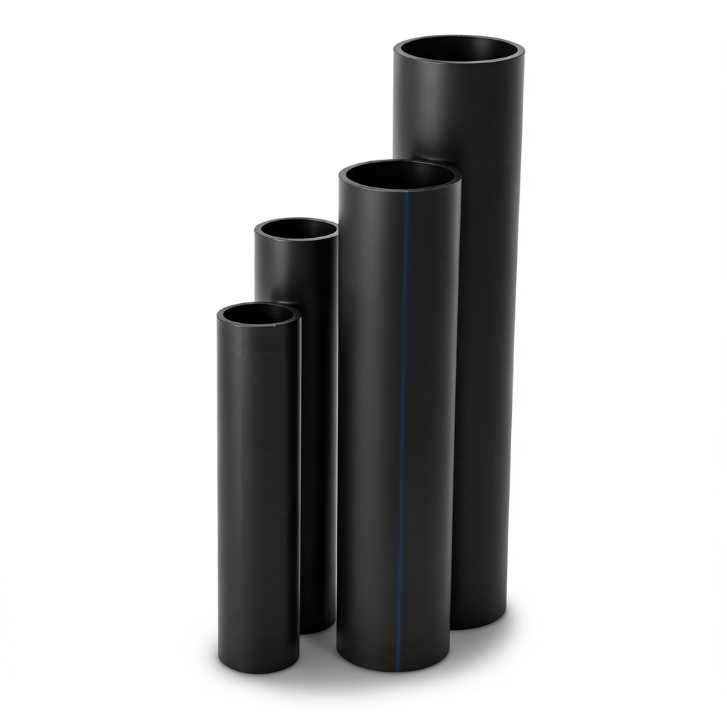 مواسير HDPE SDR 51 قطر خارجي 315 مم سمك 6.2 مم لون أسود