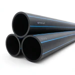مواسير HDPE PE 100 ضغط 20 بار قطر خارجي 160 مم سمك 17.9 مم لون أسود | نيبروبلاست