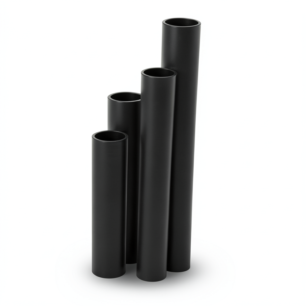 HDPE Pipes SDR 51 Outside Diameter 355 mm Thickness 7 mm Black