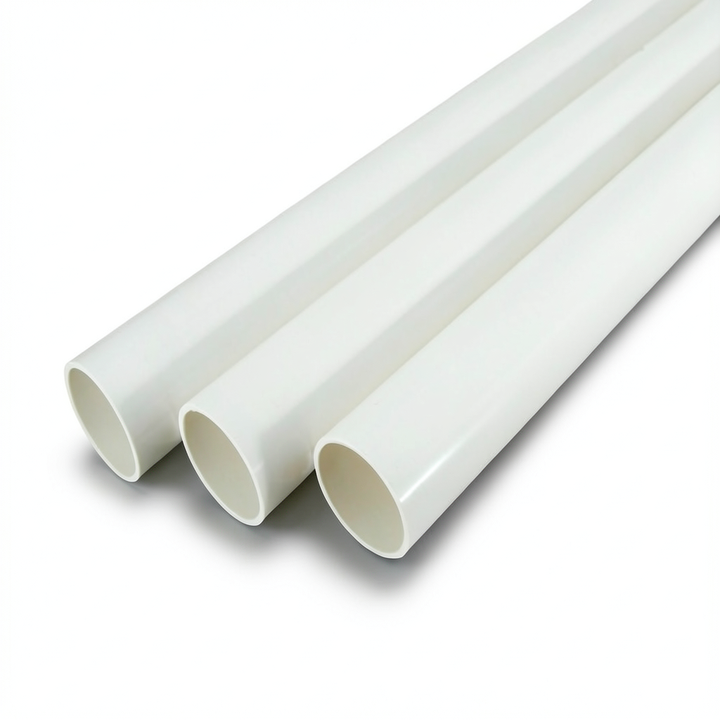 UPVC Pipes Schedule 40 Size ½ inch Thickness 2.77 mm White