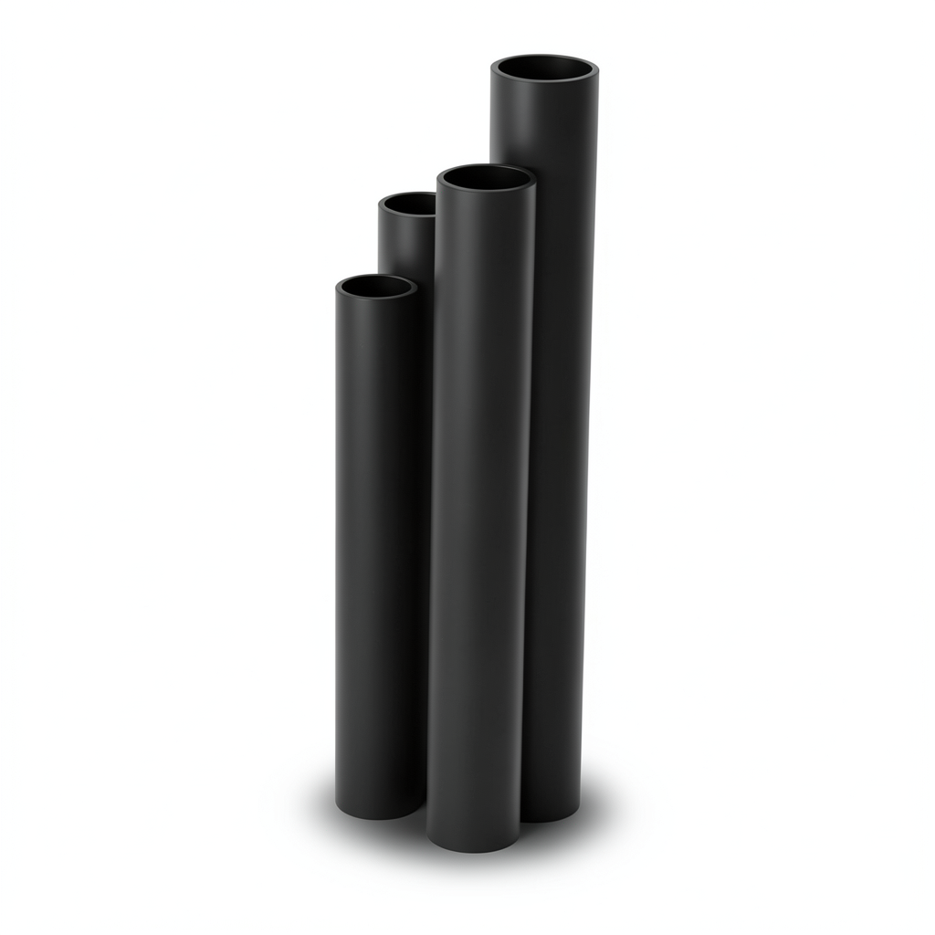 مواسير HDPE SDR 41 قطر خارجي 1000 مم سمك 24.5 مم لون أسود