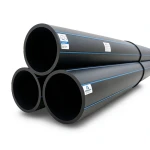 مواسير HDPE نيبروبلاست PE 100 ضغط 20 بار قطر خارجي 180 مم سمك 20.1 مم لون اسود | نيبروبلاست