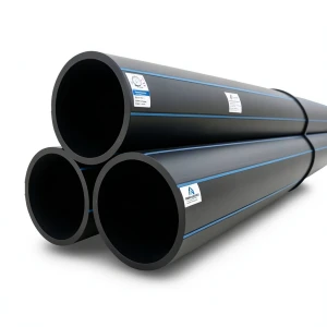 مواسير HDPE نيبروبلاست PE 100 ضغط 20 بار قطر خارجي 180 مم سمك 20.1 مم لون اسود | نيبروبلاست
