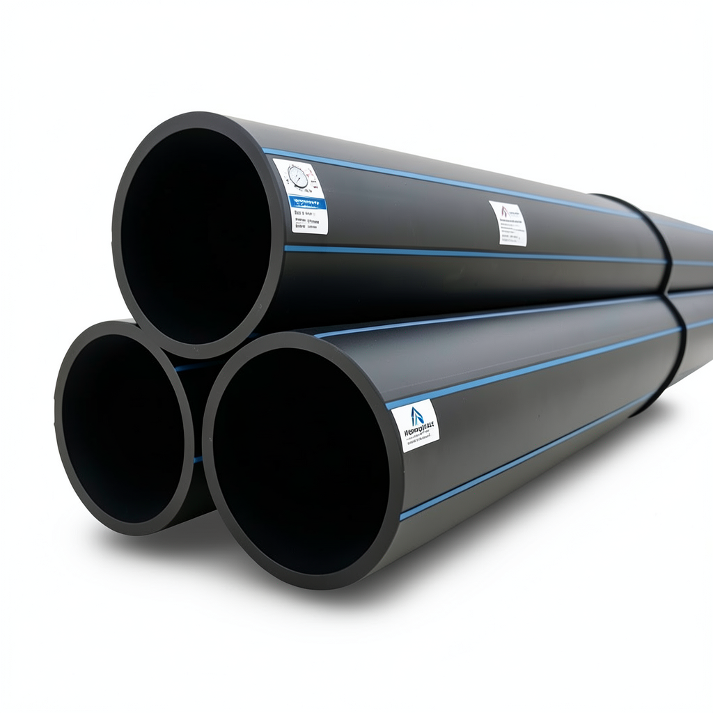 مواسير HDPE نيبروبلاست PE 100 ضغط 20 بار قطر خارجي 180 مم سمك 20.1 مم لون اسود | نيبروبلاست