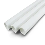 مواسير UPVC جدول 40 مقاس ¼ 1 إنش سمك 3.56 مم لون أبيض