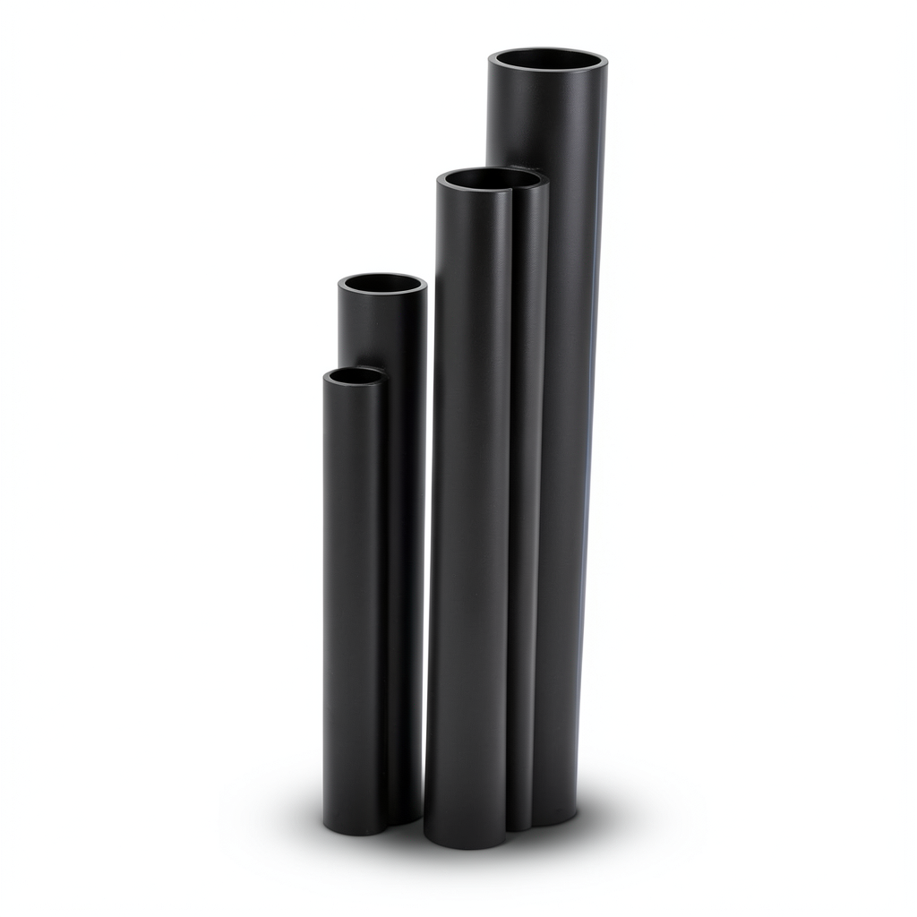 مواسير HDPE SDR 51 قطر خارجي 450 مم سمك 8.8 مم لون أسود