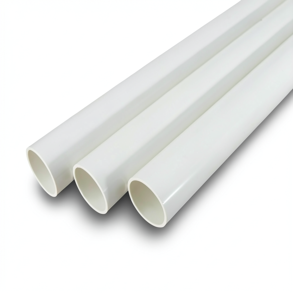 UPVC Pipes Schedule 40 Size 1 ½ Inch Thickness 3.68 mm White