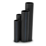 مواسير HDPE SDR 51 قطر خارجي 500 مم سمك 9.8 مم أسود