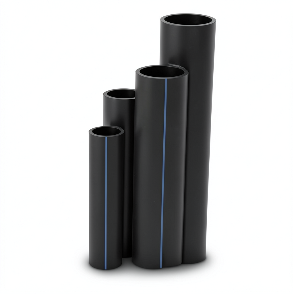 HDPE Pipes SDR 51 Outside Diameter 500 mm Thickness 9.8 mm Black