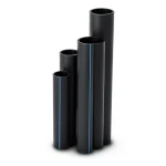 مواسير HDPE نسبة الأبعاد القياسية SDR 51 قطر خارجي 710 مم سمك 13.9 مم لون أسود