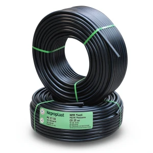 أنابيب HDPE نيبروبلاست PE 100 ضغط 20 بار قطر خارجي 25 مم سمك 2.8 مم لون أسود | نيبروبلاست