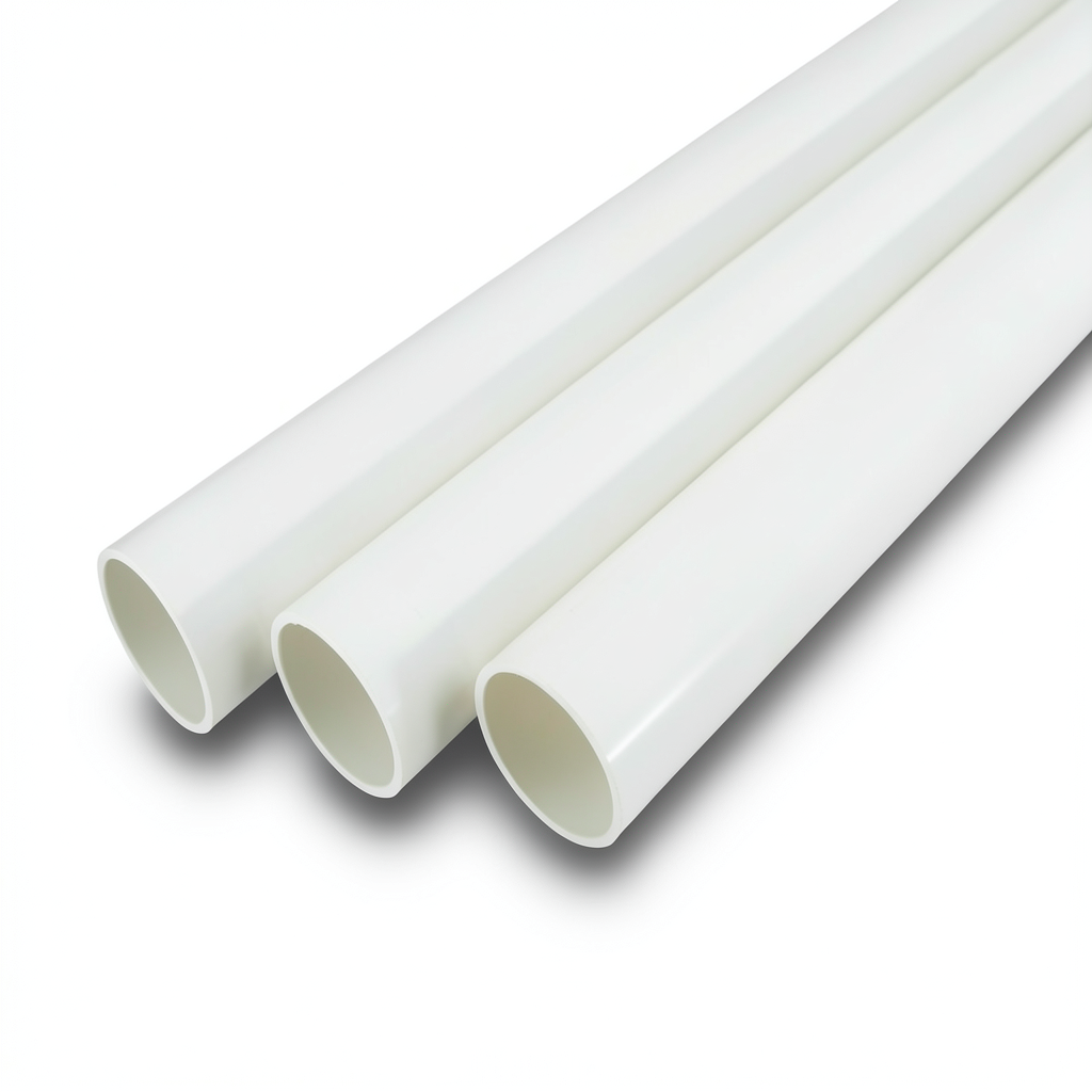 UPVC Pipes Schedule 80 Size ½ Inch Thickness 3.73 mm White
