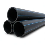 مواسير HDPE PE 100 ضغط 20 بار قطر خارجي 225 مم سمك 25.2 مم لون أسود | نيبروبلاست